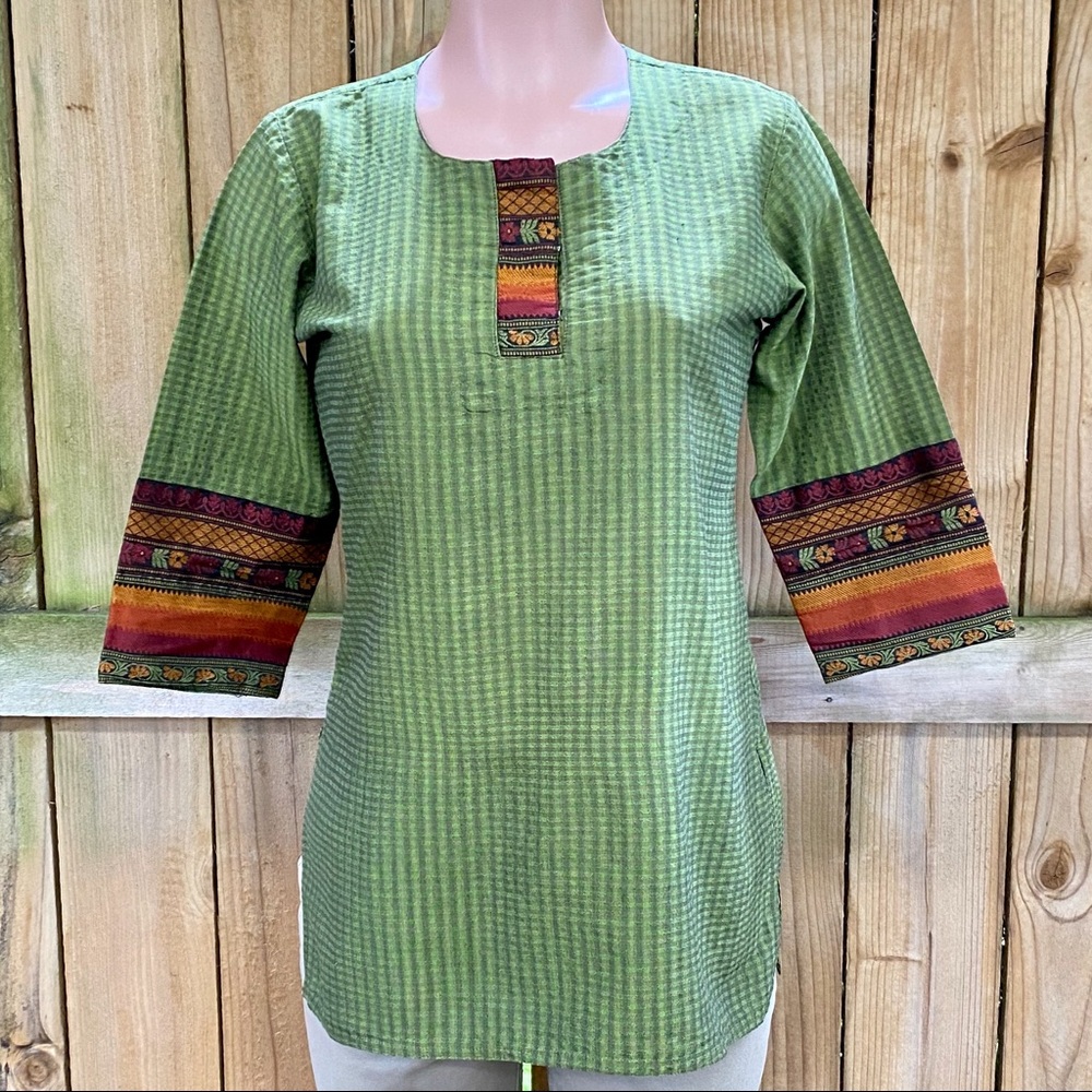 Westside Embellished Tunic EUC